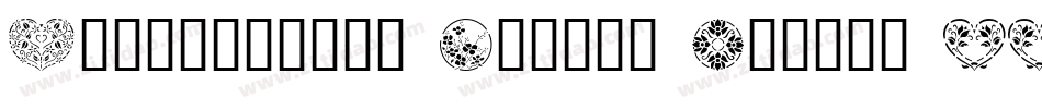 Traditional Floral Design II字体转换